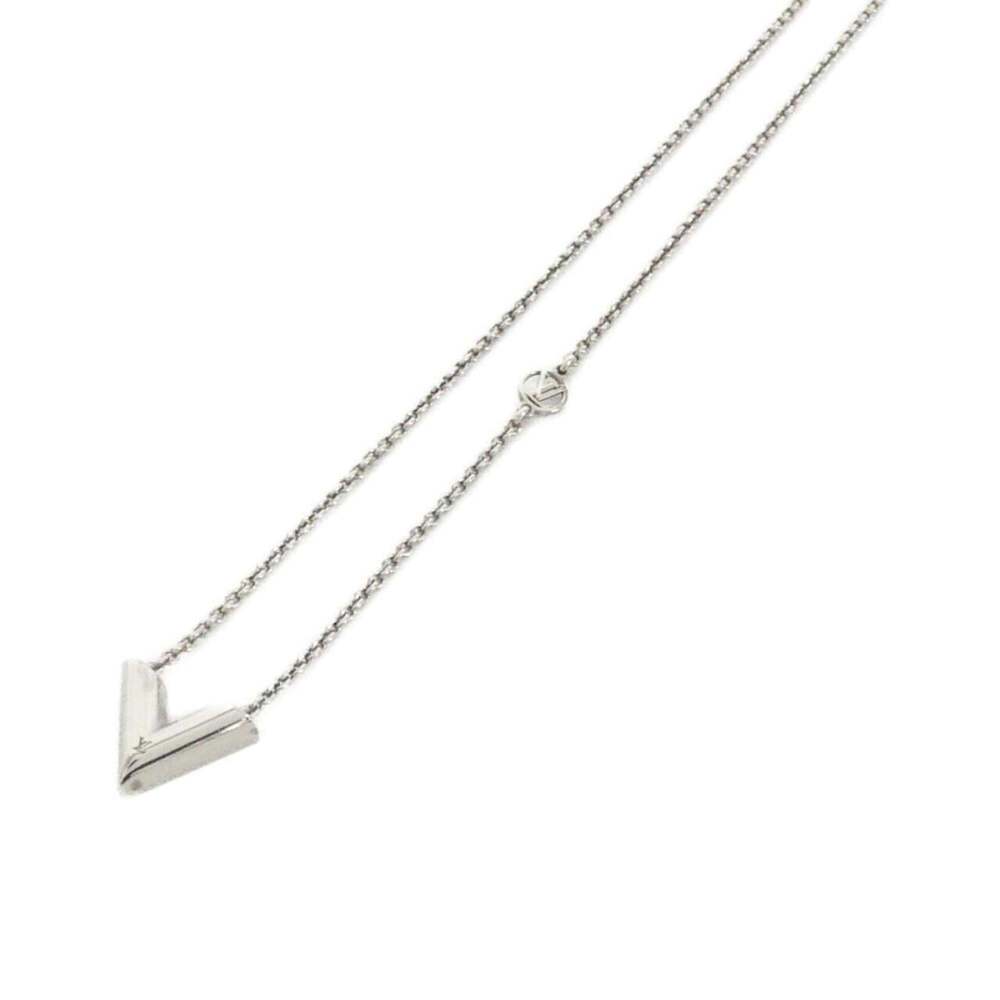 LOUIS VUITTON Silver Necklace - Picture 1 of 7
